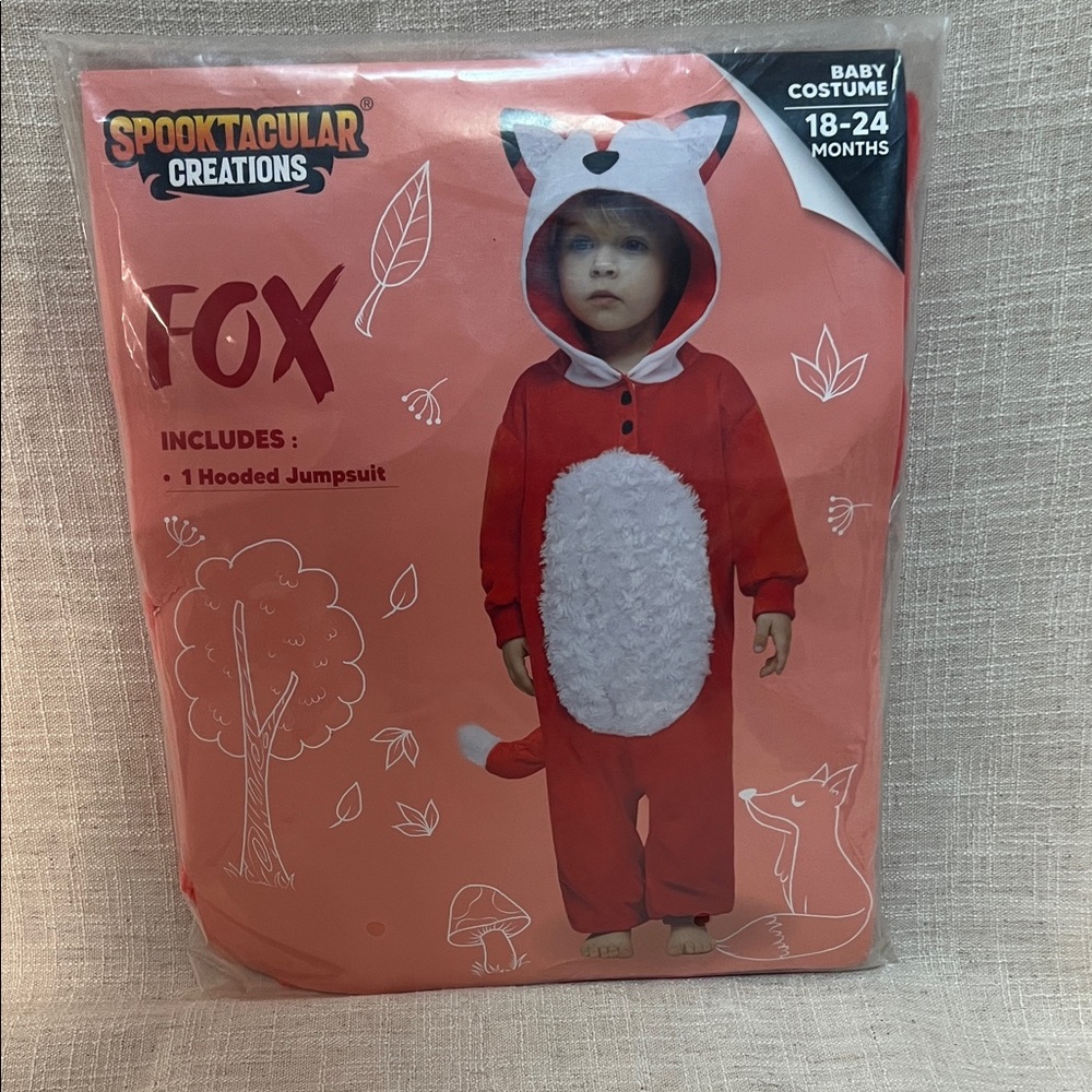 Red Fox Costume for Kids 18-24 months